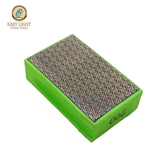 Foam Back Electroplated Diamond Hand Polishing Pads