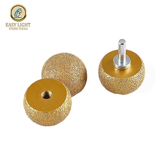 Vaccum Brazed Mushroom Shape Diamond Grinding Wheels