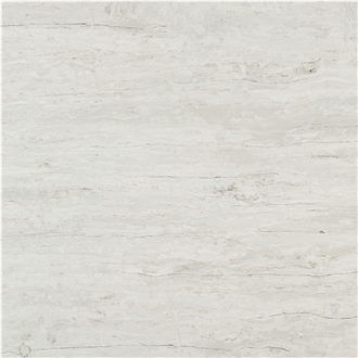 Cream White Quartz Slabs With Subtle Taupe Veins GQ-T609