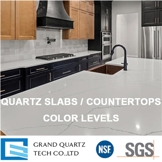 Quartz Kitchen Countertops Color Levels
