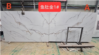 Calacata Gold Sintered Stone Slabs