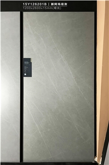 ARMANI Grey Matt 1.2X2.6M 15Mm Porcelain Slabs