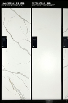 Chinese Calacatta Gold White Matt 15Mm Porcelain Tiles