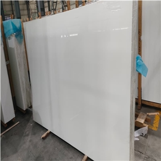 China Pure White Nano Stone Slabs