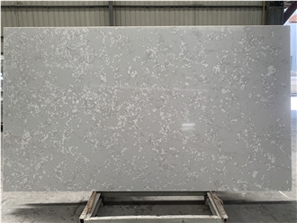 Kungfu Stone Grey Marble Looks Quartz Slabs