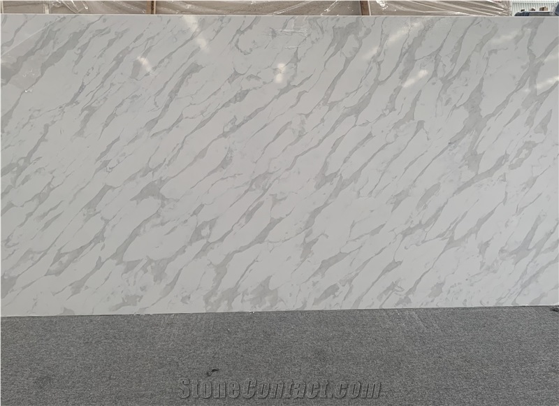 Kungfu Stone Wholesale Arison White Quartz Slabs