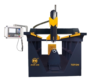 4 Axis Single Head Column Carving Machine TEFON