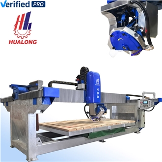 Siemens PLC 3 Axis Automatic Granite Bridge Saw Marble Cutting Machine