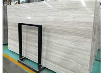 Chenille White Marble Elegant Wood Grain Slabs Tiles