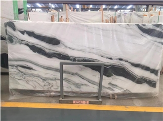 Exquisite Panda White Marble Turkish Origin Slabs Tiles