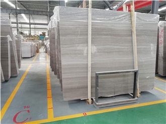 Grey Wood Grain Marble Slabs