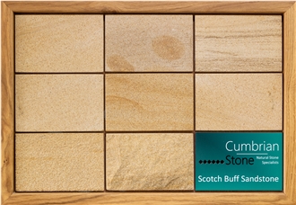 Scotch Buff Sandstone Tiles, Slabs