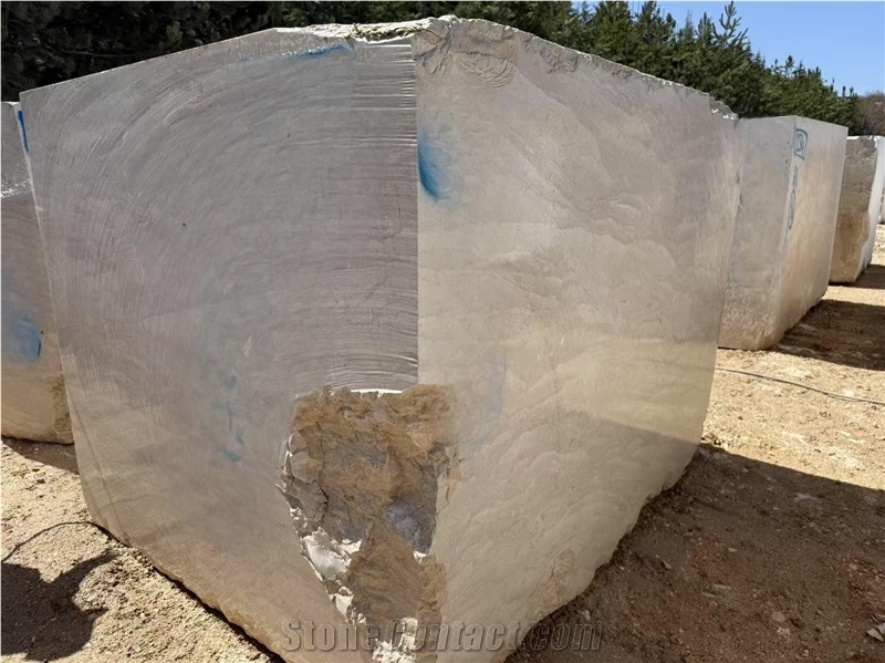 Oman Beige Marble Rough Blocks