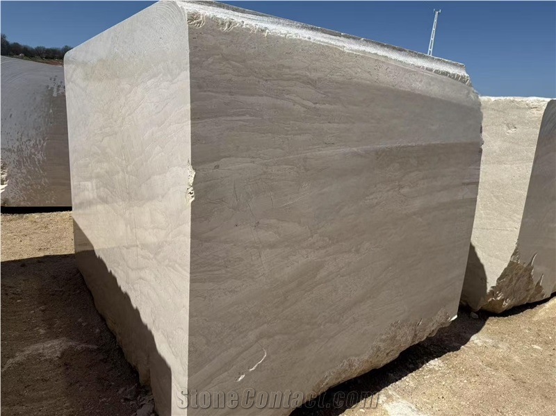 Oman Beige Marble Rough Blocks