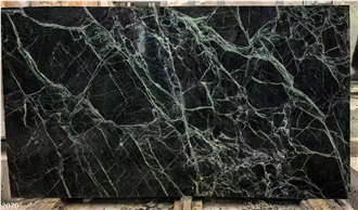 India Spider Green Marble Slabs Rajasthan Green Stone Tile