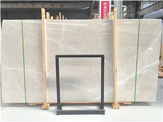 Modern Grey Marble Slabs Nordic Gray Silver Beige Stone Tile