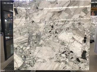Ocean Grey Marble Slabs Breccia Grey Stone