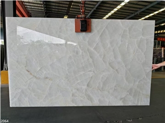 White Ice Crystal Marble Slabs