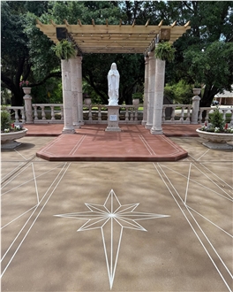 Cantera Stone Garden Pavilion Column Shafts