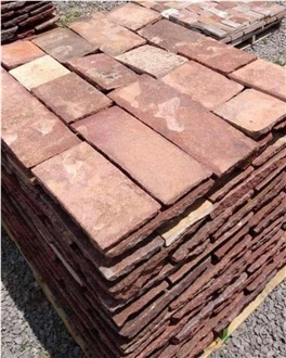 Mexico Red Porphyry Paving Tiles