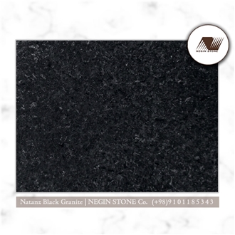 Isfahan Natanz Black Granite Tiles