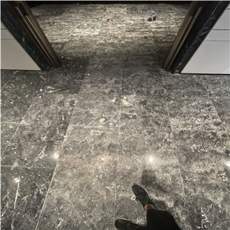 Amazon Grey Marble Tiles For Floor And Stairs