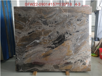 Arabescato Grigio Rosa Marble Slabs Colorful Style