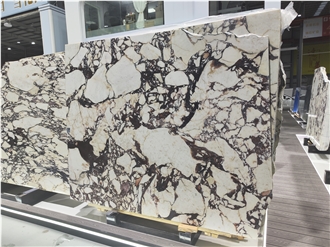Calacatta Viola Marble Polished Slabs Glossy Finish Urban Aesthetic
