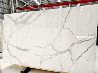 Calacatta White Marble Slabs: Unique Texture, Rustic Charm