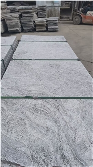 China Juparana Grey Granite Half Slabs Durable Build High - End Use