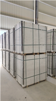 Guangxi White Polished Marble Slabs Finish Opulent Appeal