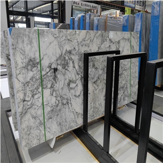 Hig-End Interior Celadon Quartzite Slab Tiles