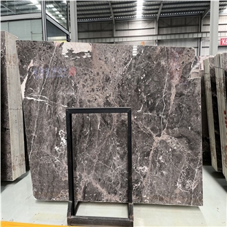 Silver Breccia Marble Slabs Displaying Natural Textures