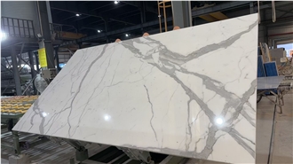 Turkey Calacatta White Marble Slabs: Stable Elegant Design