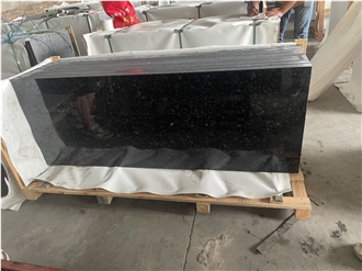 Angola Black Polished Granite Slabs