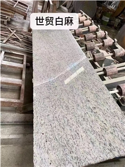 Natural Polished Stone Dallas White Granite Half Slabs