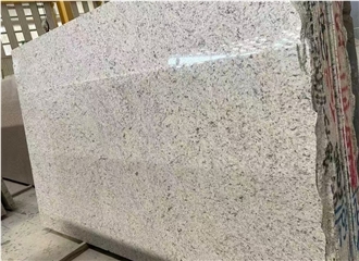 Polished White Rose Granite Slabs