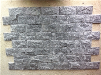 Charcoal Splitted Mushroom Stone For Wall Cladding