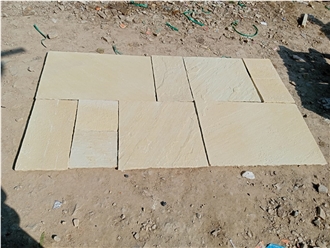 Mint Yellow Sandstone Tiles