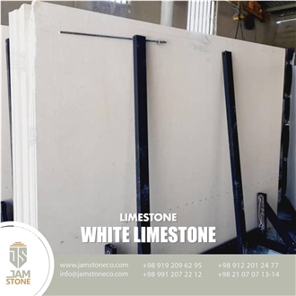 White Limestone Slabs And Tiles