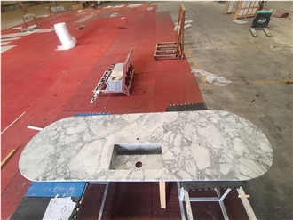 Natural Quartzite Super White Quartzite Kitchen Countertop
