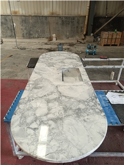 Natural Quartzite Super White Quartzite Kitchen Countertop