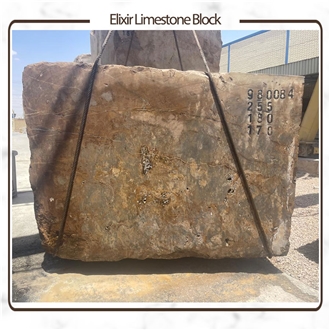 Negin Brown Elixir Limestone Blocks