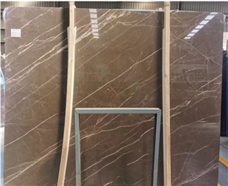 China Royal Brown Marble Slabs Cutting Tile For Floor