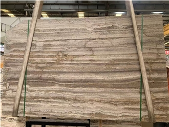 Italian Silver Travertine Slabs