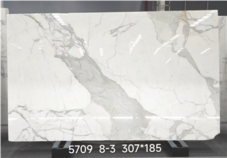 Italy Calacatta White Marle Slab For Cutting Wall Tiles