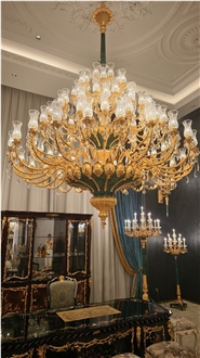 Malachite Stones Chandeliers Home Decor Products