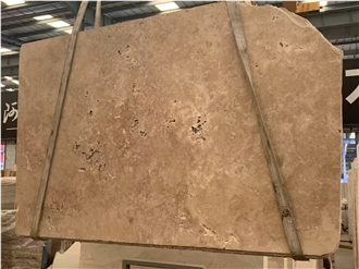 Natural Classic Coffee Travertine Slabs