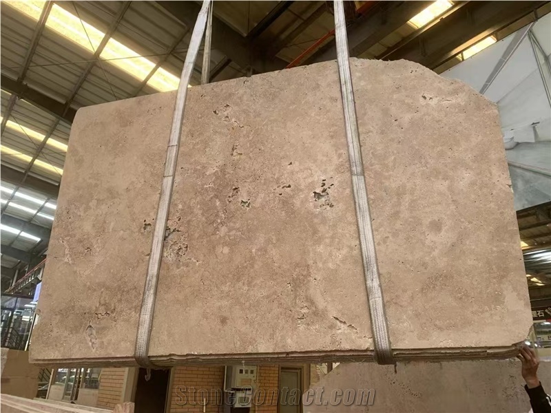 Natural Classic Coffee Travertine Slabs