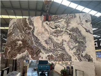 Rainbow Travertine Slabs
